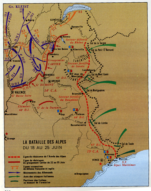 Le front des Alpes
